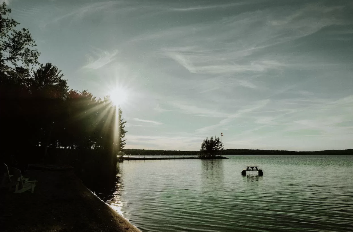 Lake and grounds